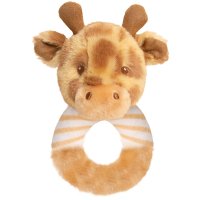 SE6719: 14cm Keeleco Huggy Giraffe Ring Rattle (100% Recycled)